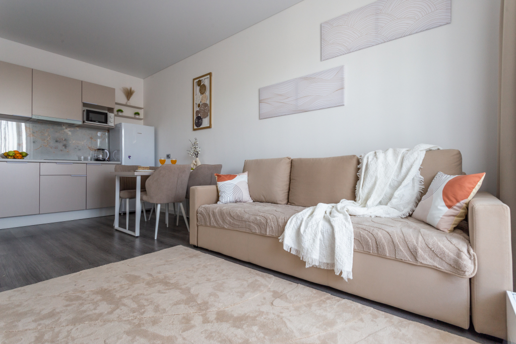 Квартира Eliza Home Уютная квартира в новом ЖК Сенат
