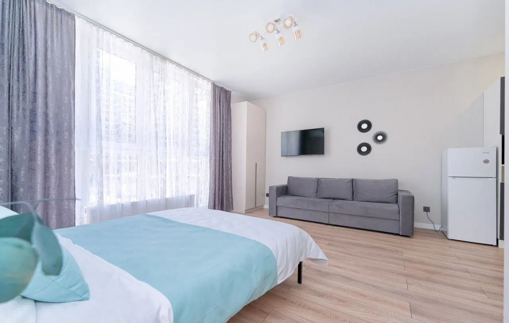 Квартира Студия 30 м² 2 Кровати