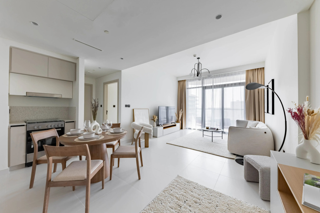 Апартаменты 1br Apartment, Marina Vista Tower 2, Emaar Beachfront