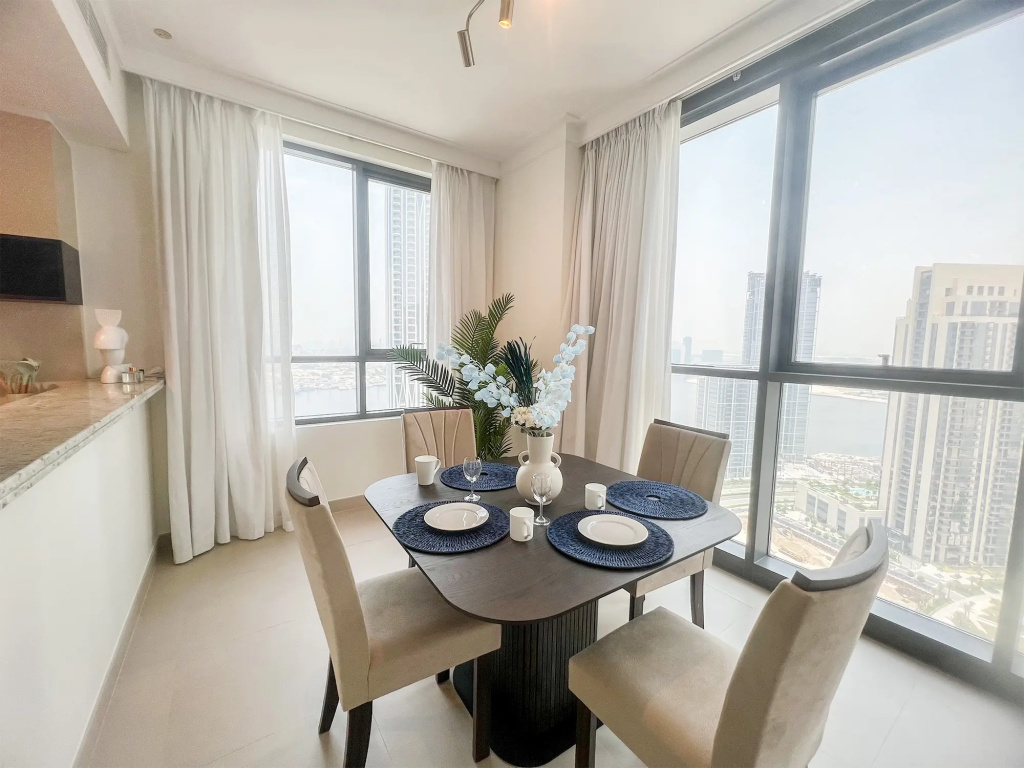 Апартаменты Cosmos Living Sea View Dubai Creek Harbour