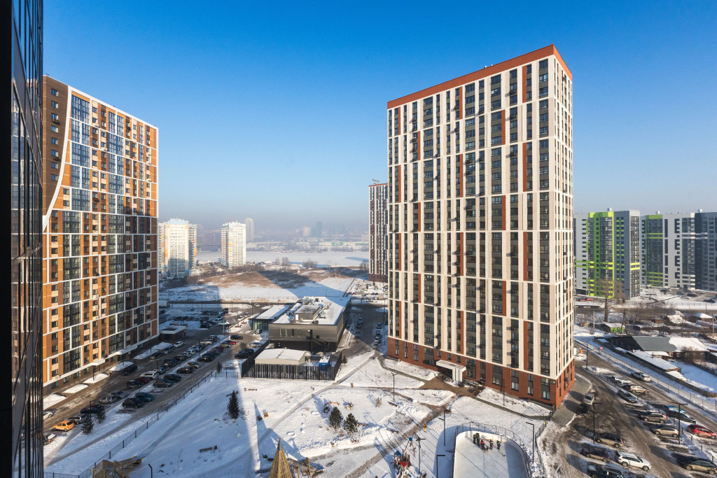 Квартира SleepNsk Яркая студия около Аквапарка