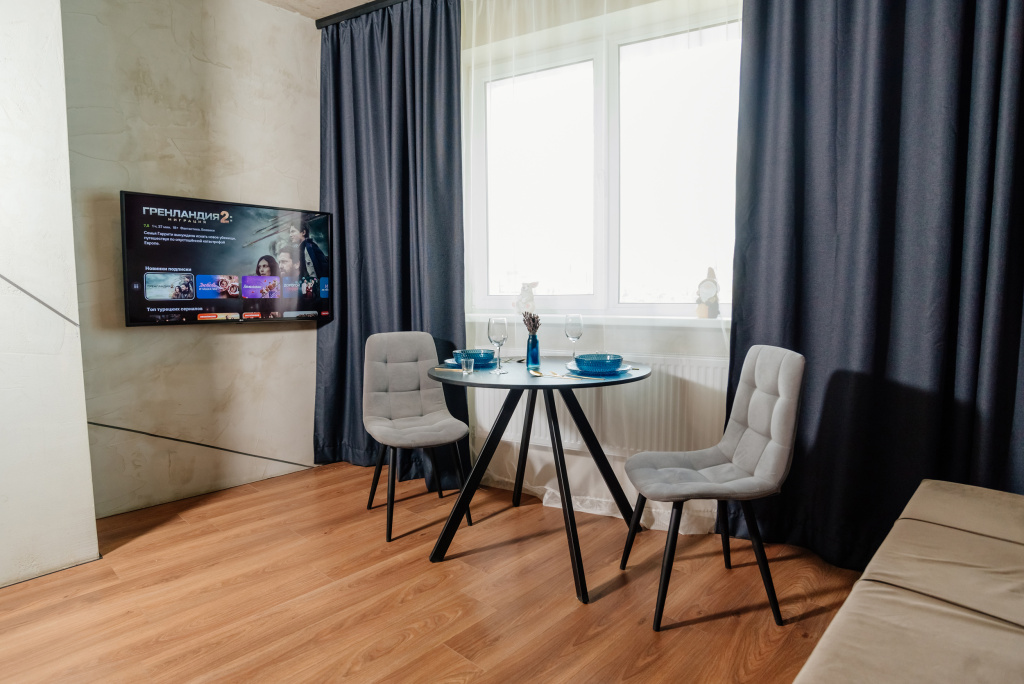 Квартира Loft +проектор smart для влюблённых парочек  на высоком 25 этаже с евро ремонтом