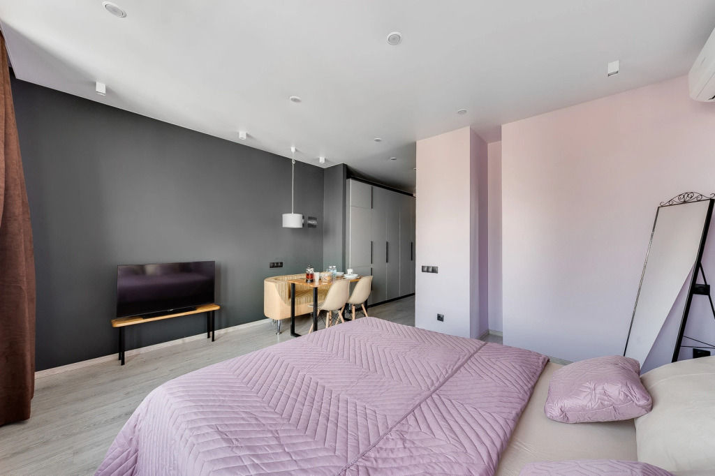 Апартаменты SMART LOFTS | Graphite | Вид с 27 этажа на закат | ЖК бизнес-класса рядом с метро