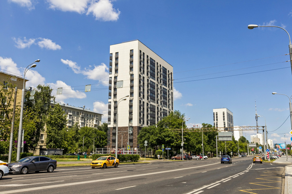 Квартира SmartApart-42 Двухкомнатная у Метро Марьина Роща в Новом Доме