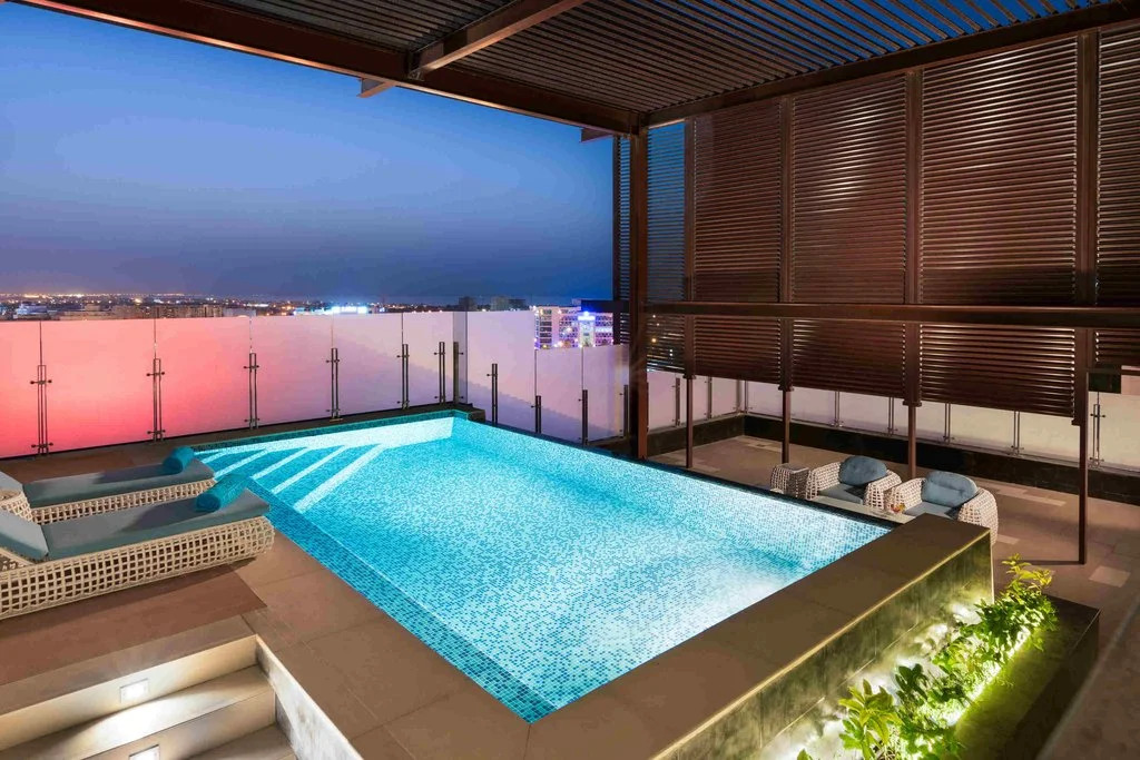 Grand Millennium Muscat Apartments and Suites connected to Mall