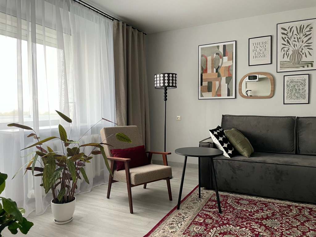 Квартира Трехкомнатная Hygge Karelia в стиле Ретро