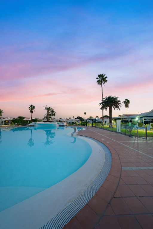 Maspalomas Lago Canary Sunset