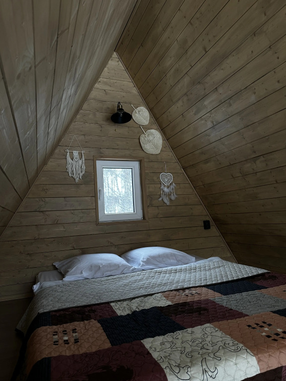 Шале A-frame с Банным Чаном в Живописном Месте Соколья Гора