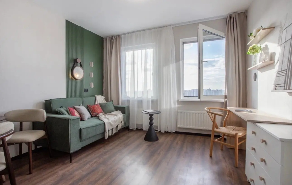 Квартира Уютная Eliza Home Рядом с Метро Автово