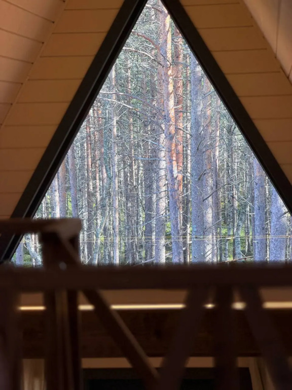 Частный дом Уединенный A-Frame в сосновом лесу
