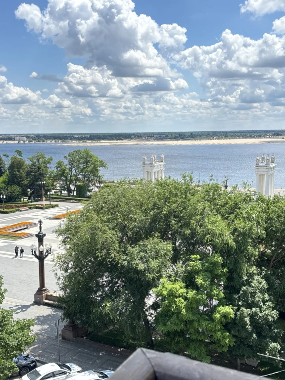 Квартира С Видом На Волгу И Фонтан Дружбы Народов