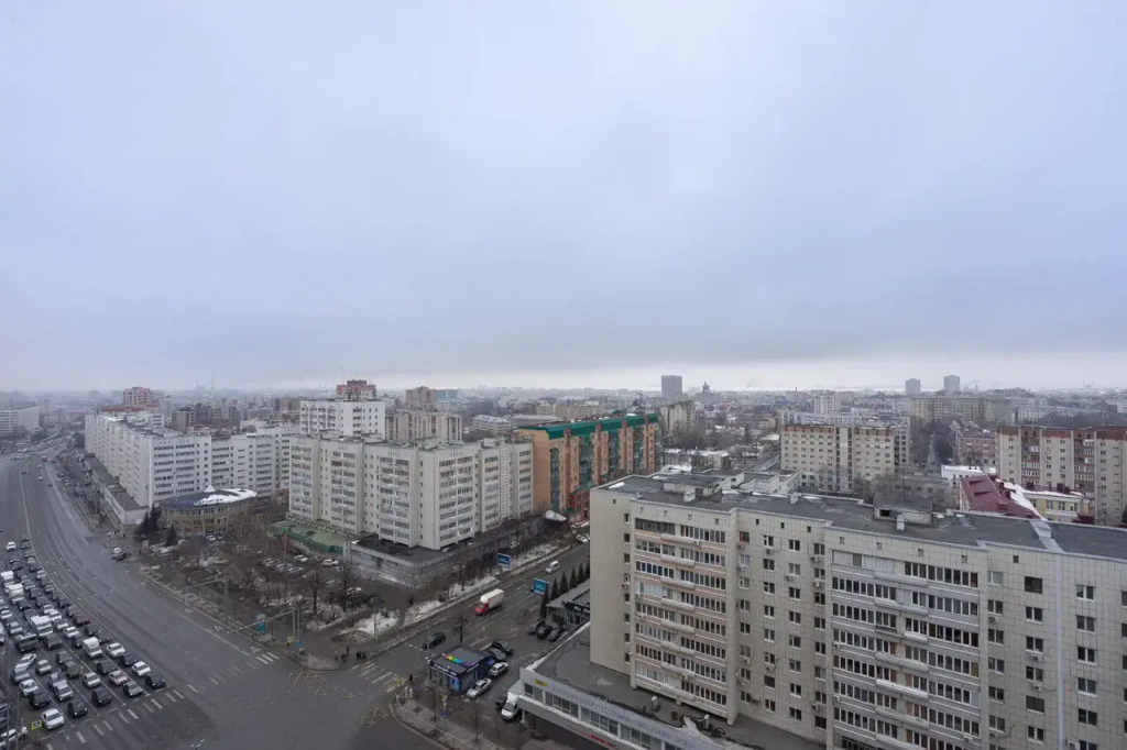 Квартира видовая в центре Казани с балконом