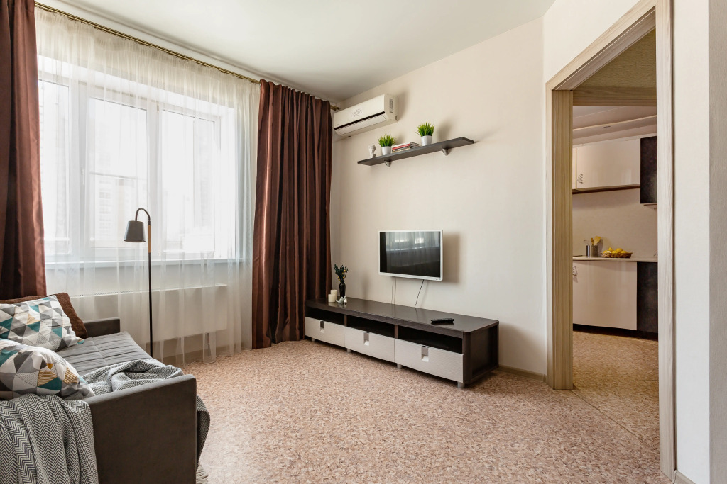 Квартира уютная 1-комнатная, 40 м²