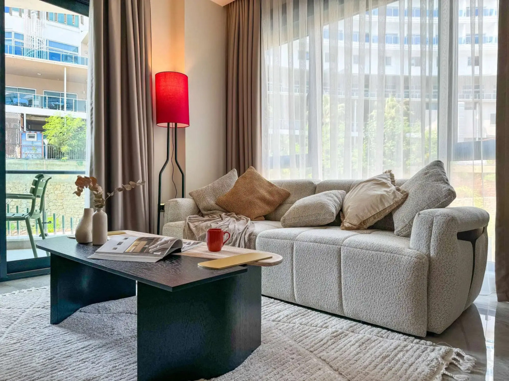 Апартаменты 1+1 Qoople Excellence A 14 в 100 м от моря