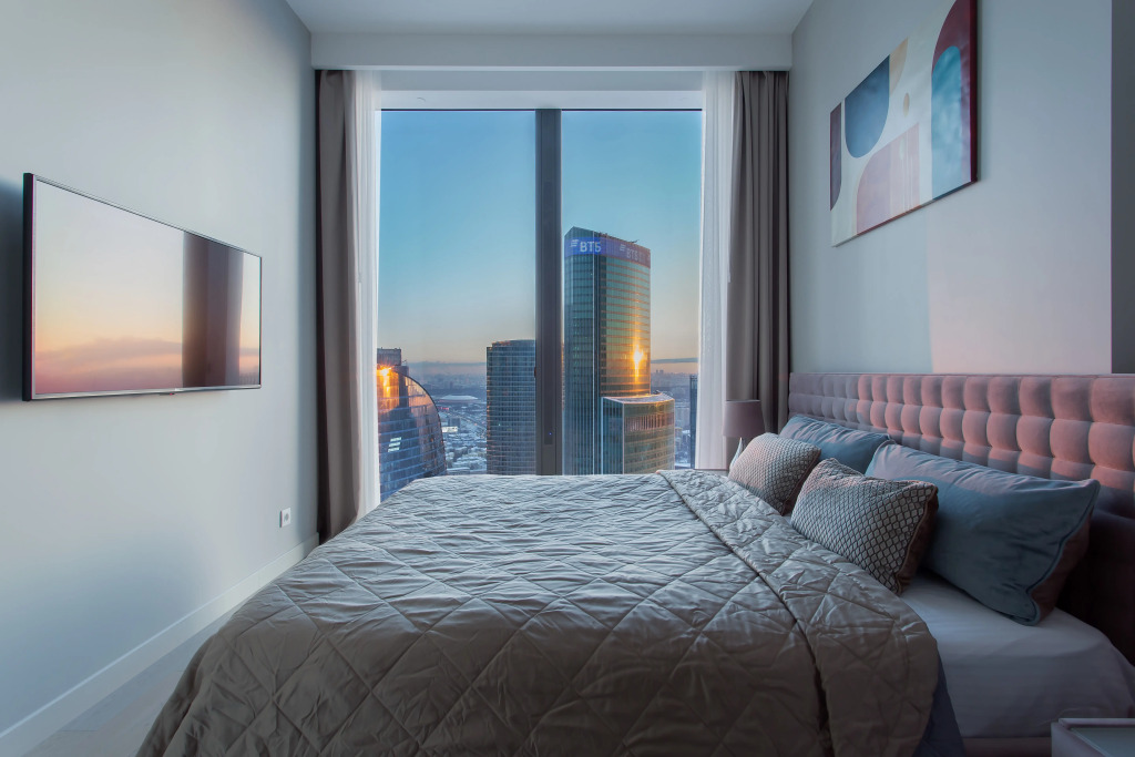 Апартаменты Sky City Moscow Редкий апартамент с уникальным видом на 58 этаже! Дизайнерский ремонт!