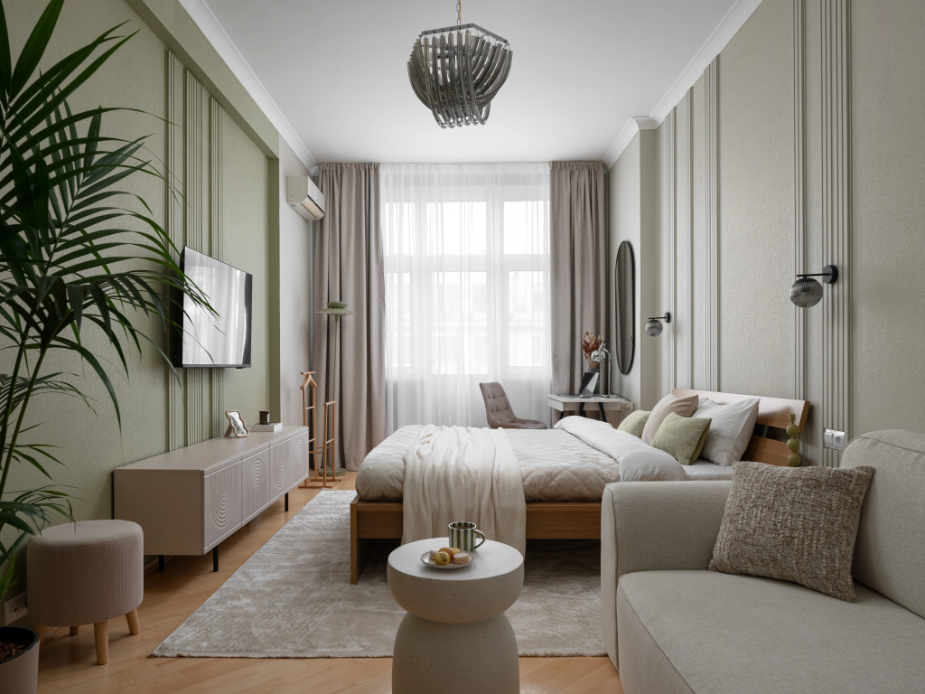 Квартира GM Apartments Видовая Трехкомнатная с Эркерным Балконом