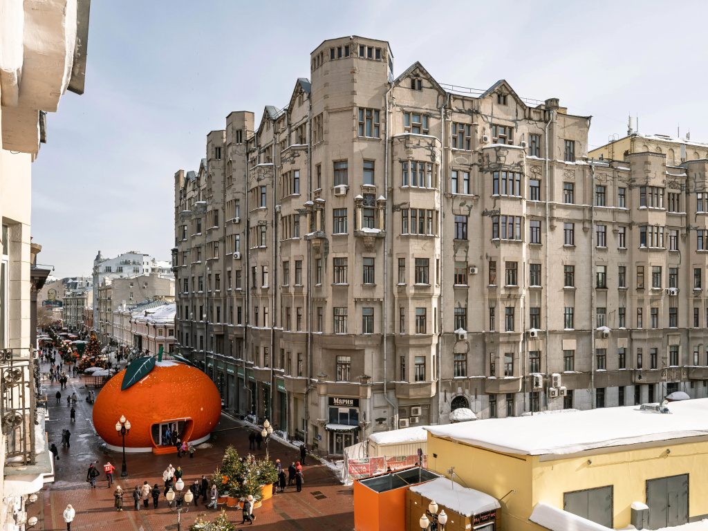 Квартира GM Apartments c Панорамным Видом на Арбат и Высотку Мид