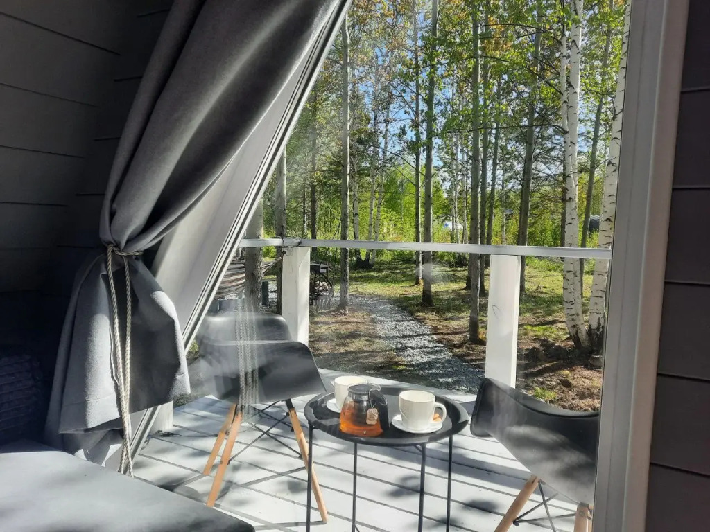 Гостевой дом уютный A-frame Свобода леса