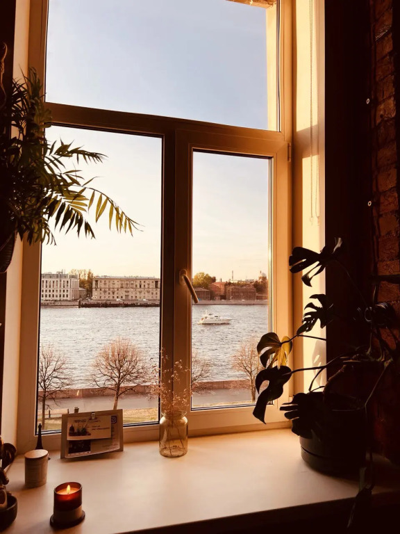 Апартаменты Green Loft Neva View с видом на Неву
