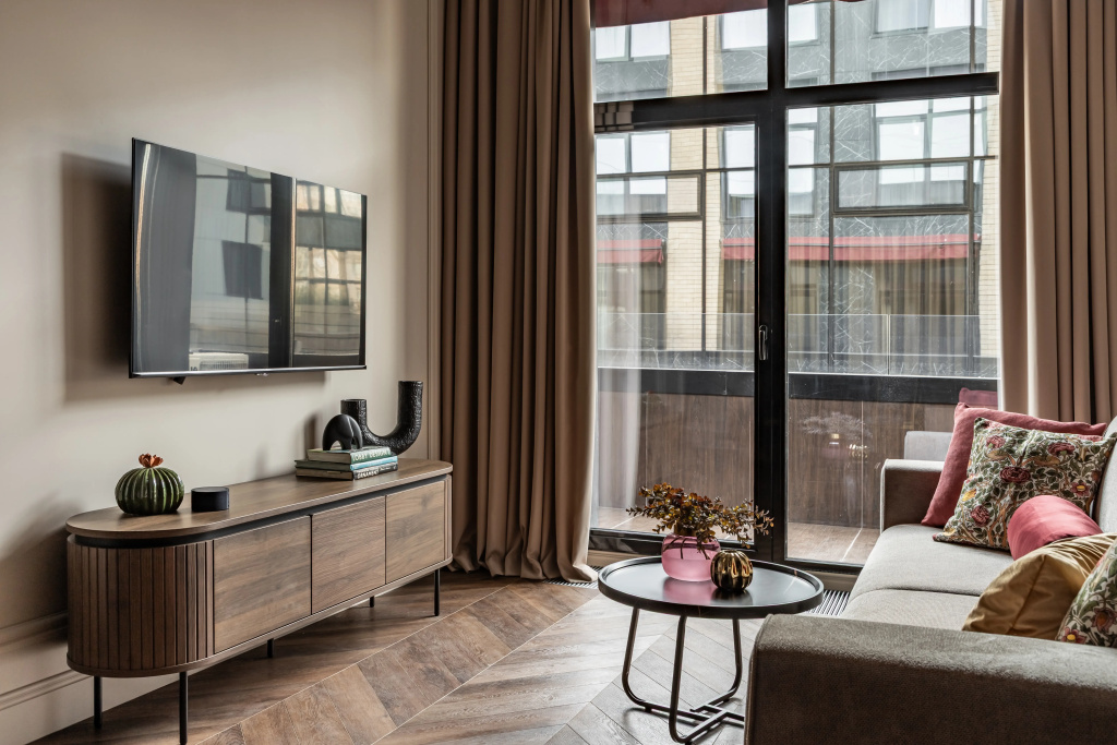 Квартира Moscow Deluxe Apartments Family Suite Zorge