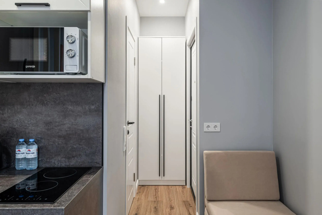 Uyutnaya Studiya Na Troikh Flat