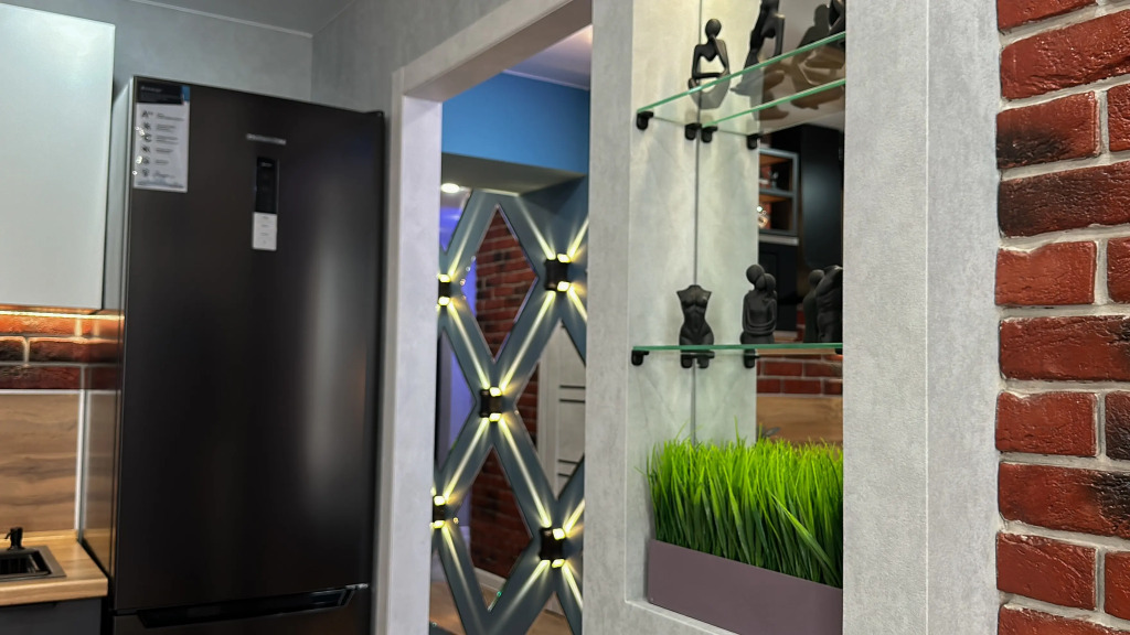Апартаменты Евродвушка с дизайнерским решением в стиле Soft loft