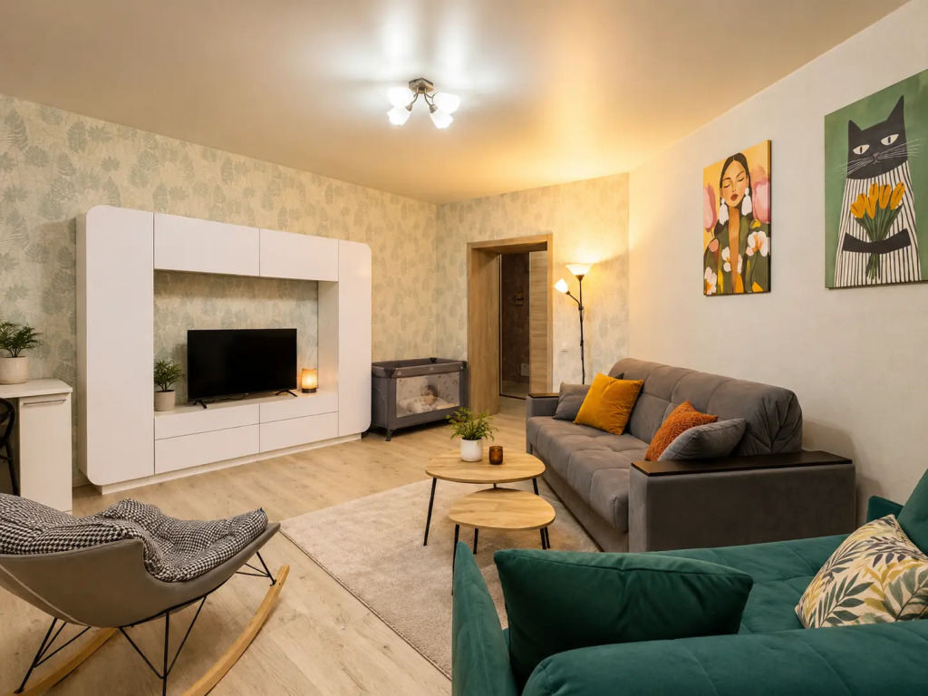 Квартира 3х Ком Family Space