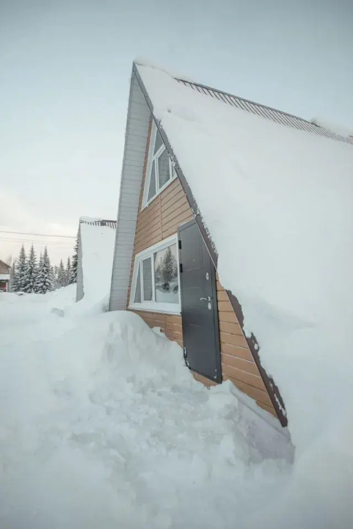 Частный дом уютный A-frame White