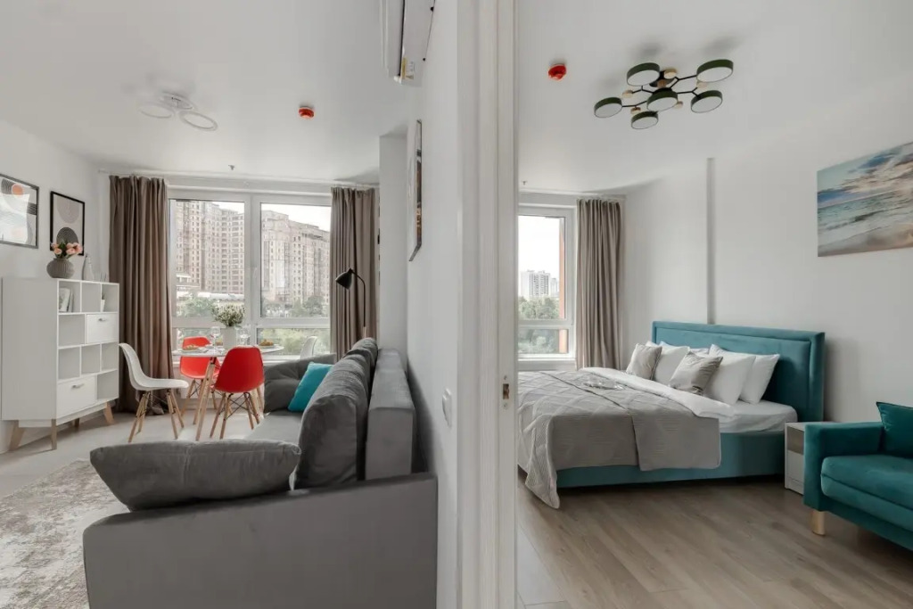 Апартаменты SMART LOFTS | Moon River | Отдельная спальня | Медцентры (ФМБА, ЛОР) | Крокус