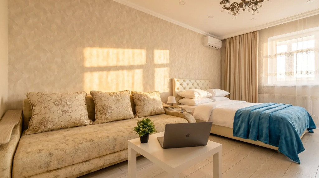 Апартаменты с 2 smart TV + матрас King Koil + 300 мб/сек by Depart Apart