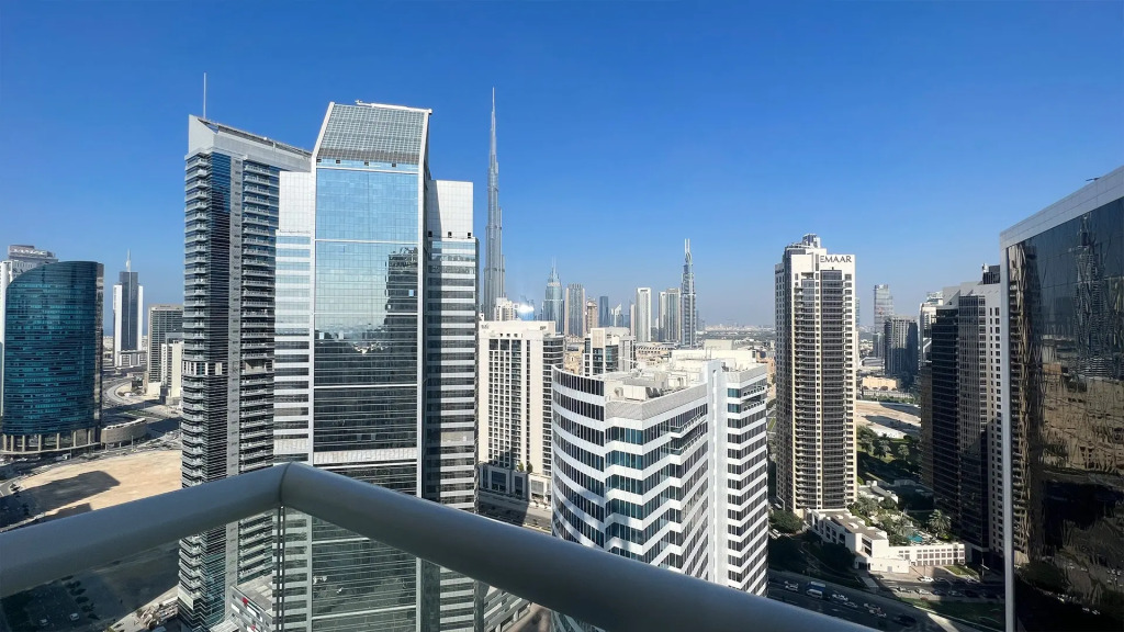 Апартаменты KeyRock Living | Chic Studio w/ Burj Khalifa View