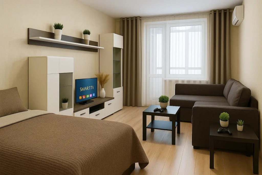 Квартира Роскошная возле Аквапарка и Центра Казани от сети RusHouse