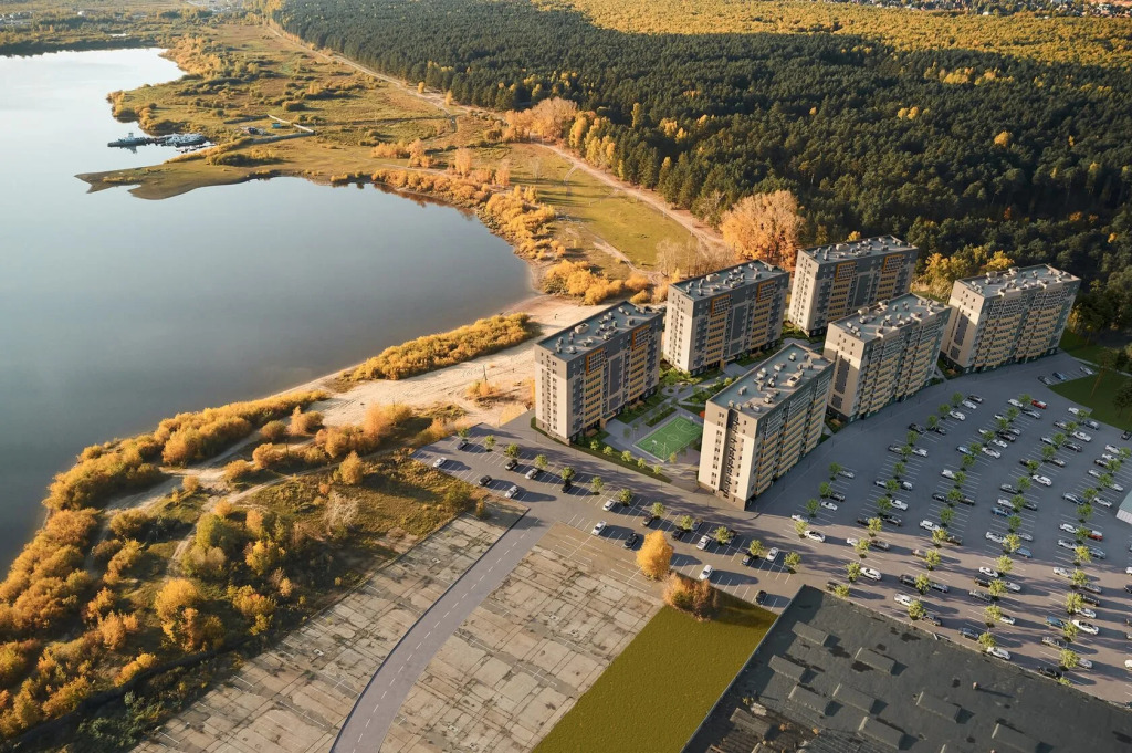 Квартира уютная у озера в тени соснового парка