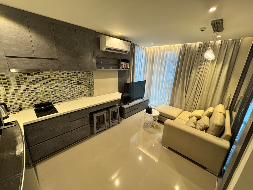 Квартира 1BDR 500Mbps wifi Parking Pool with nice view