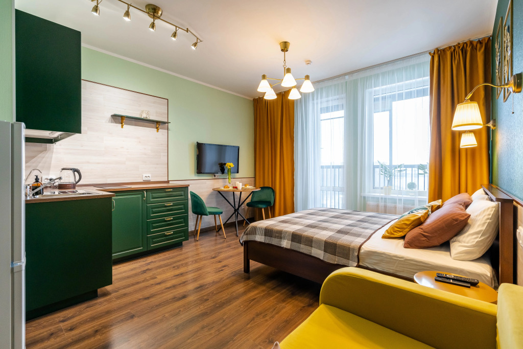 Апартаменты Green studio Emerald