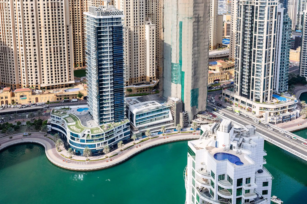 Апартаменты Marriott 1BR with Dubai Marina View