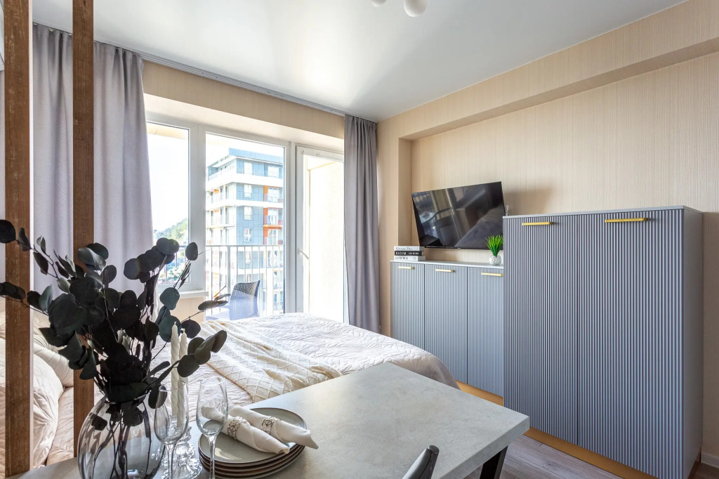 Квартира с балконом и видом на море Каравелла 222