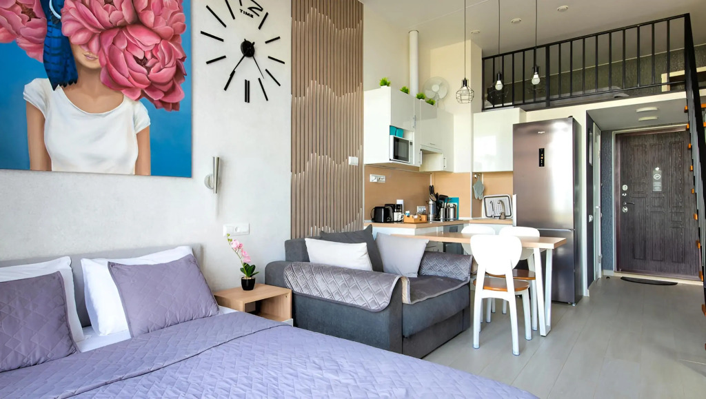 Квартира 146/Двухуровневая студия в стиле лофт