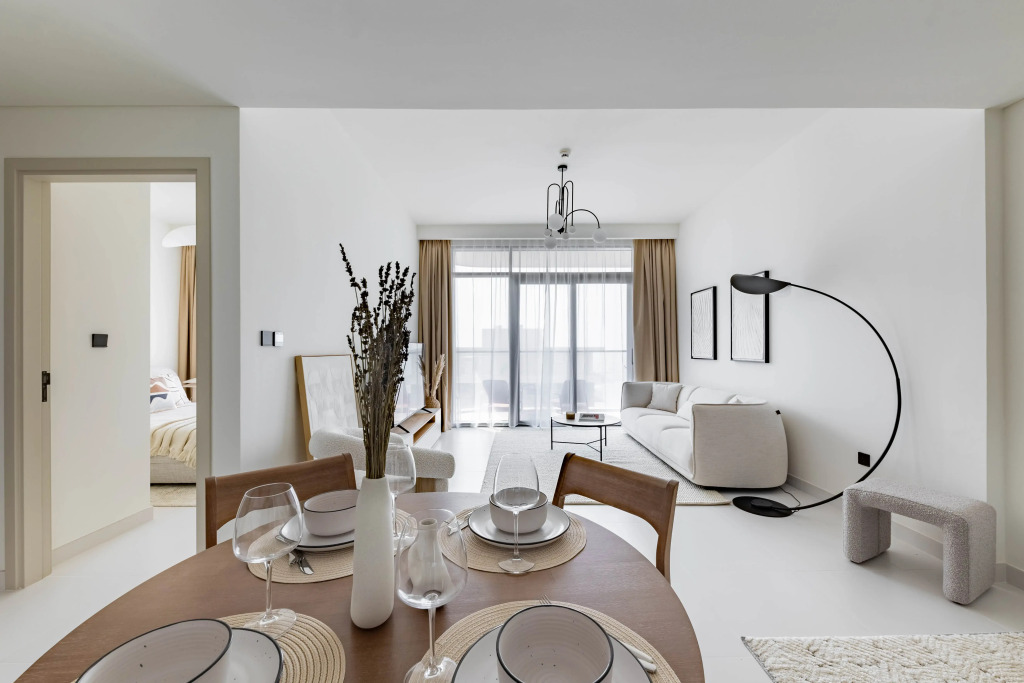Апартаменты 1br Apartment, Marina Vista Tower 2, Emaar Beachfront