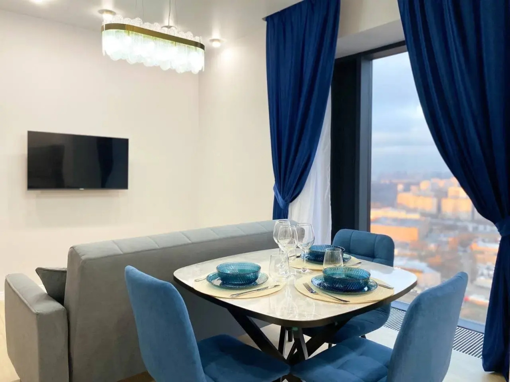 Квартира KatrinRent Suite view c Панорамными Окнами на 29 Этаже