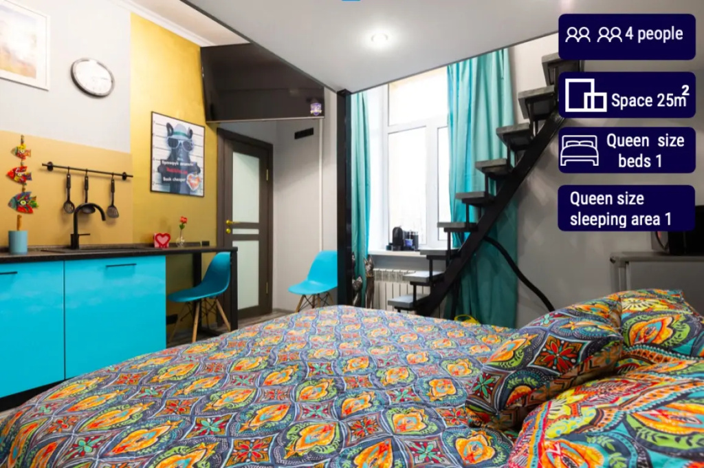 Апартаменты 9 Bussi Suites Botanicheskaya 41/7