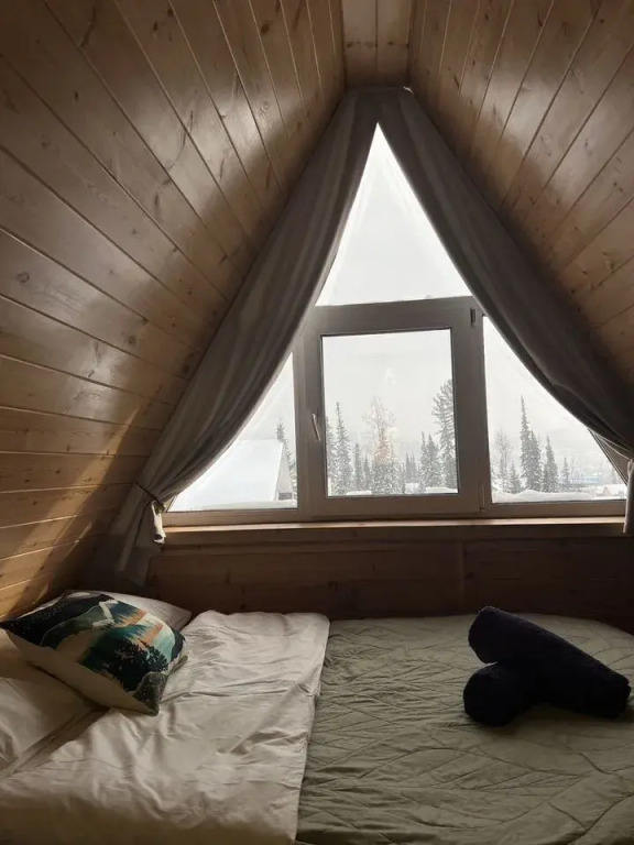 Частный дом уютный A-frame White