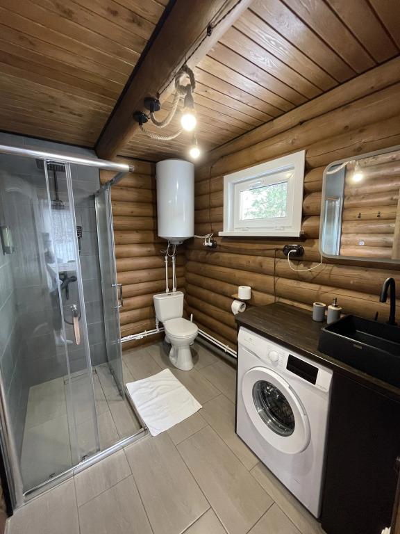 Частный Дом Комфортабельный Дом Из Бревна С 2мя Спальнями