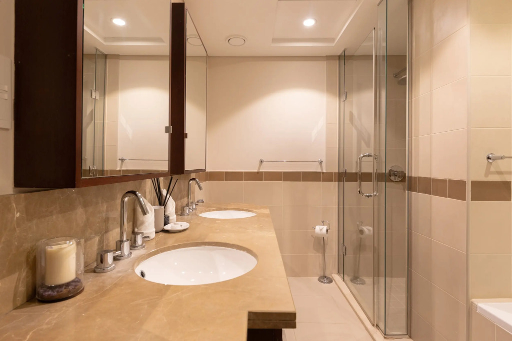 Апартаменты Elegant 2BR Balcony and Stunning Burj Views