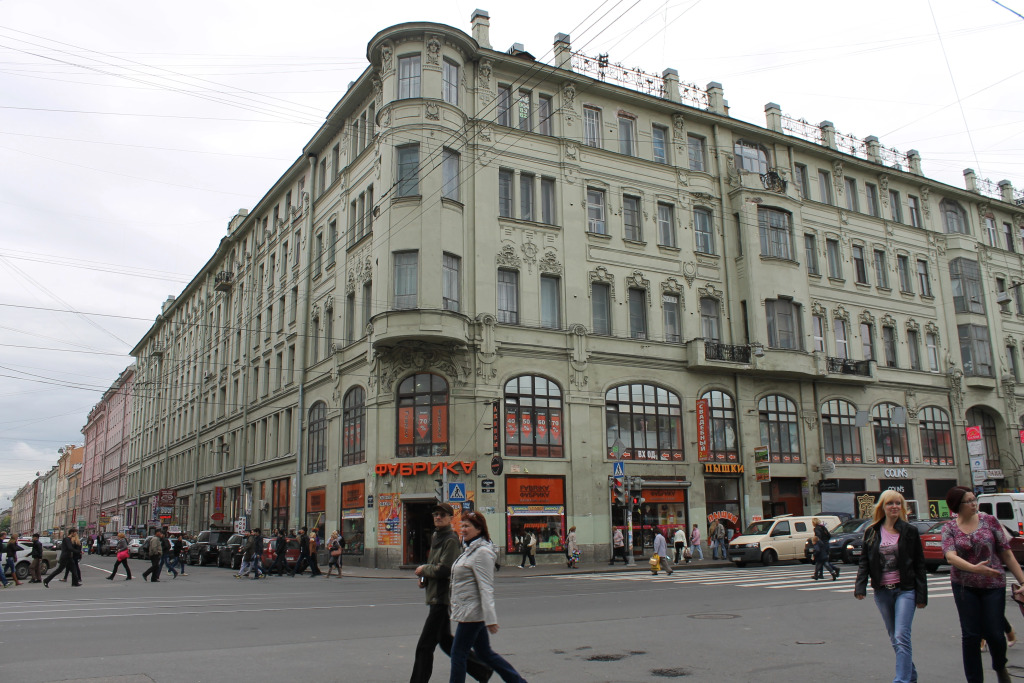Квартира PiterFlat на Садовой 32/1, вариант 1к-3