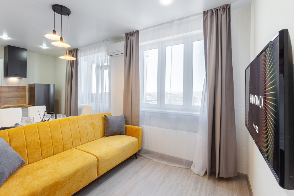 Апартаменты RentPlaza в ЖК Логика Люкс с видом на город
