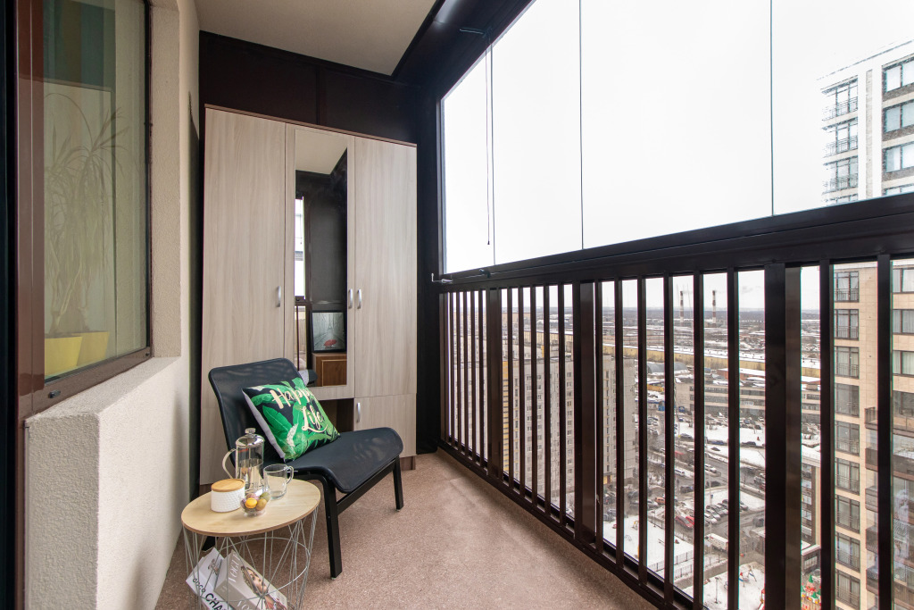 Квартира с балконом Piter Apartments у Московского проспекта
