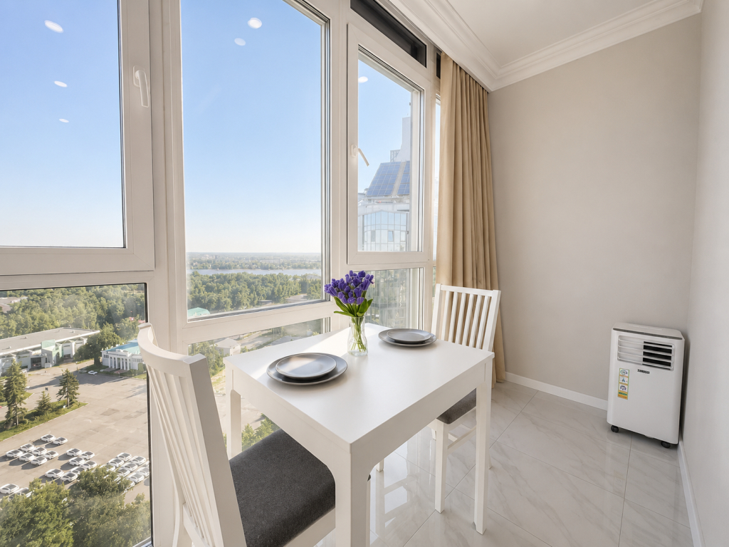 Апартаменты 1к. квартира 45м² с видом на озеро Кабан