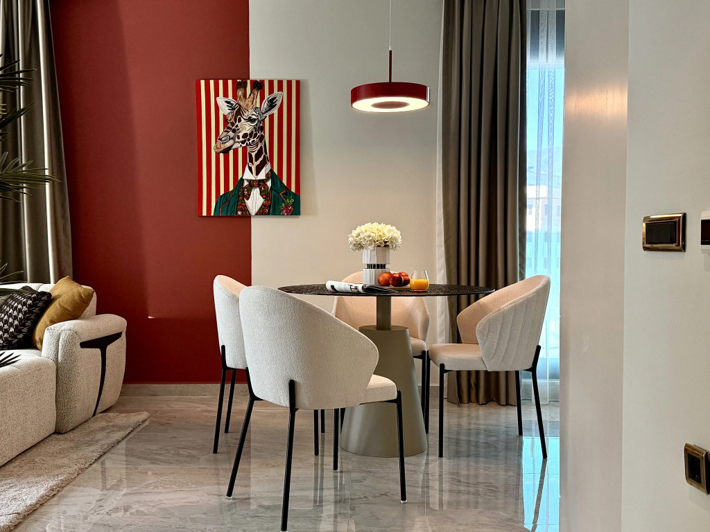 Апартаменты 2+1 Qoople Excellence В55 дизайнерский дуплекс у моря