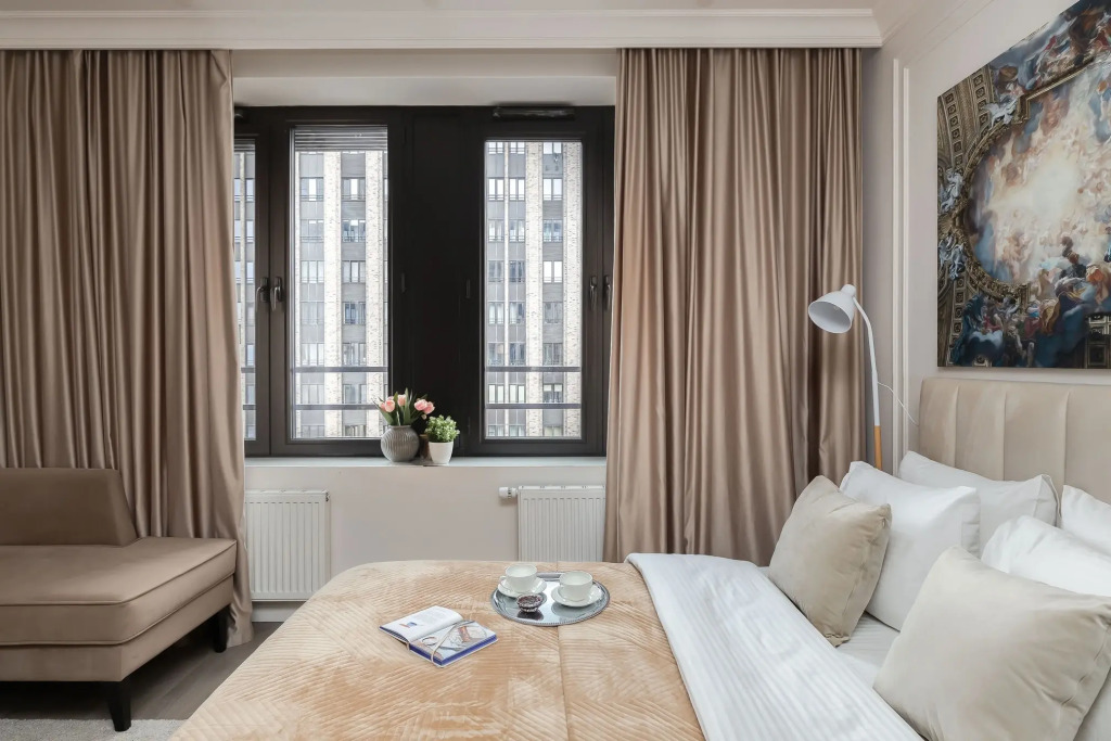 Апартаменты SMART LOFTS | Renaissance | Вид с 42 этажа | Бизнес-класс у метро Дмитровская